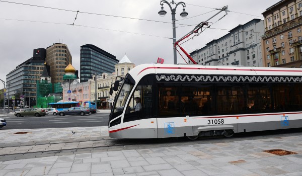 Трамвайными маршрутами на Тверской Заставе с момента запуска воспользовались 600 тыс. человек