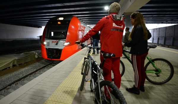 Свыше 4 тыс. велосипедов перевезли пассажиры в электричках МТ ППК в январе-сентябре