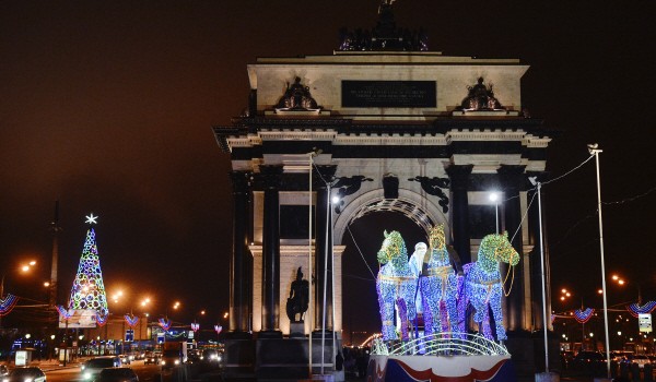 Москва входит в первую тройку городов России для отдыха в новогоднюю ночь-2018