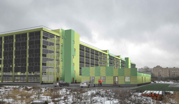 Недостроенный гараж на 16-ой Парковой улице реконструируют