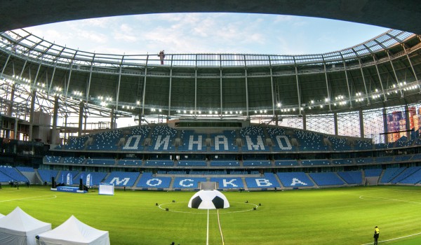 Завершить строительство стадиона «Динамо» планируется к маю 2018 года
