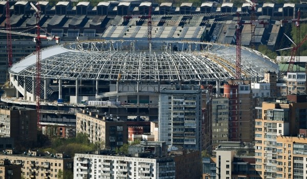 На стадионе «Динамо» завершаются фасадные работы