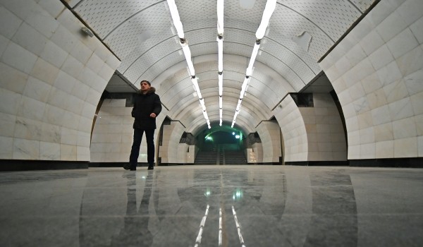Светящиеся галерея и потолок круглой формы украсят Северный вестибюль станции метро «Окружная»