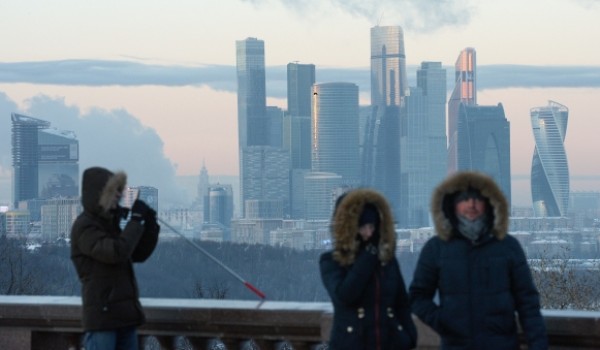Облачно с прояснениями и до минус 14 градусов ожидается в столице 24 февраля