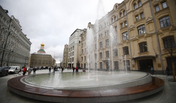 Пять новых фонтантов открылись в Москве