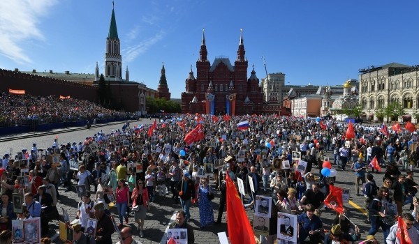 Более 1 млн человек приняли участие в шествии «Бессмертный полк» в столице