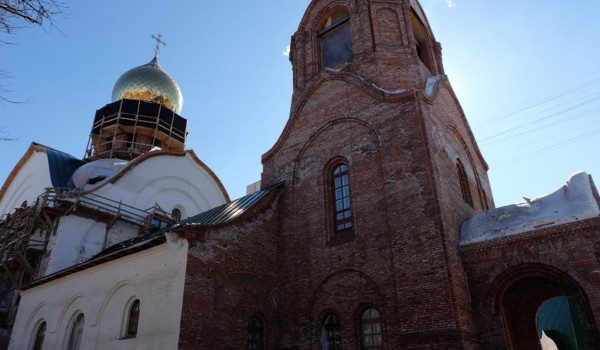 Храм Дмитрия Солунского в Хорошеве будет введен в эксплуатацию в этом году
