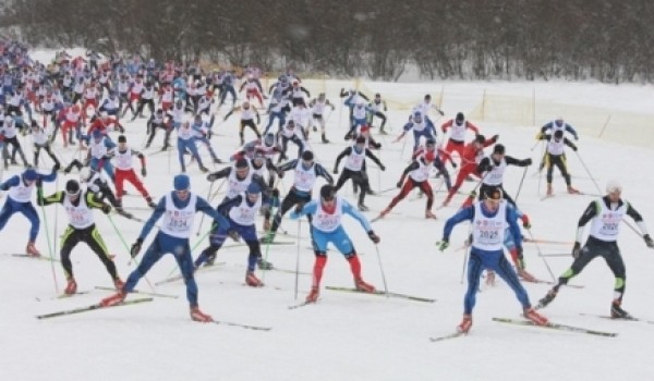 На спортивной базе «Планерная» прошли соревнования «Московская лыжня - 2013»