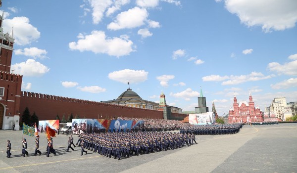 Генеральная репетиция Парада Победы на Красной площади