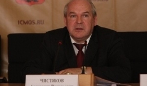 Пресс-конференция Александра Чистякова