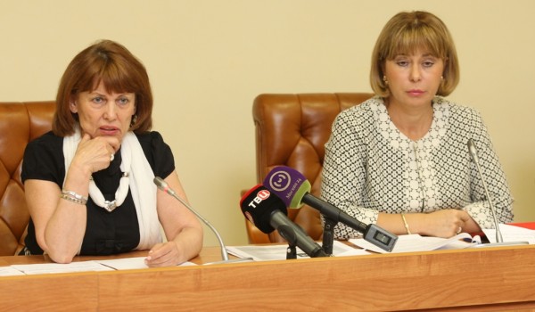 Пресс-конференция Татьяны Барсуковой и Аллы Дзугаевой