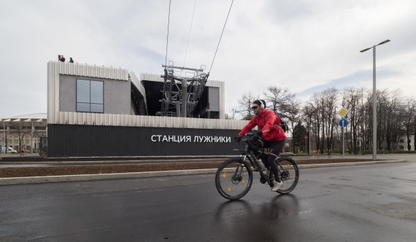 Канатная дорога в «Лужниках» способна перевозить до 1600 человек в час