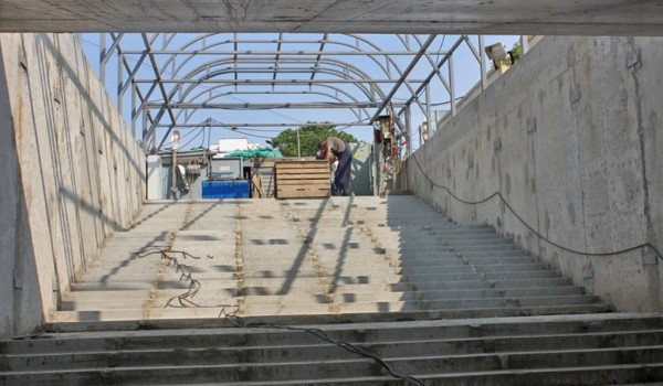 Объявлен конкурс на строительство пешеходного перехода через улицу Наметкина