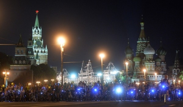 4 августа - четвёртый ночной Московский Велопарад