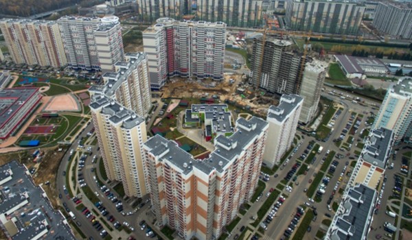 Жилье составляет лишь треть из всего объема недвижимости, построенного в Москве