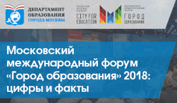 Московский международоный форуи "Город образования" 2018: цифры и факты
