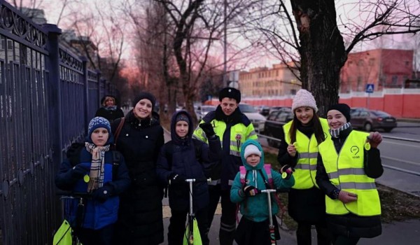 Школьникам напомнили о безопасности на дорогах в темное время суток