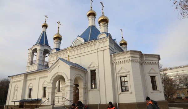 В Останкино завершается строительство первого московского храма в честь княгини Ольги