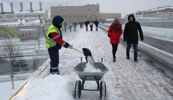 Свыше 7 тыс. дорожных рабочих и 29 тыс. дворников будут убирать снег в городе предстоящей зимой