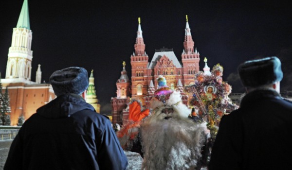 Особый режим будет введен в центре Москвы на период встречи Нового года