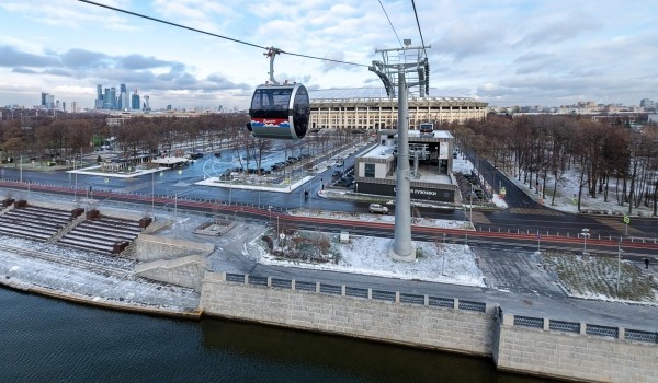 Продажа электронных билетов на канатную дорогу в Москве временно приостановлена