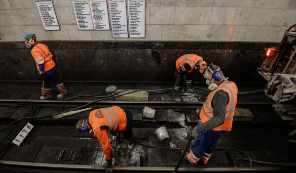 В 2019 году в столичном метро планируется заменить более 100 км рельсов