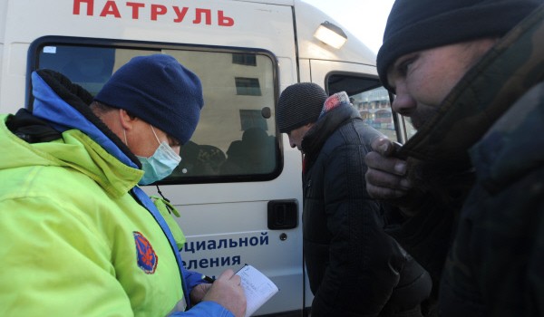 «Социальный патруль» в городе в зимний период ежедневно помогает порядка 100 бездомным