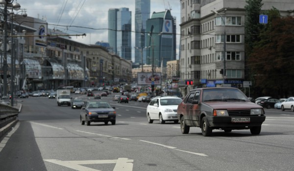 В центре столицы запустили выделенную полосу протяженностью 140 метров