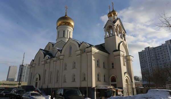 Храм в честь преподобного Андрея Рублева возводится в Западном административном округе столицы