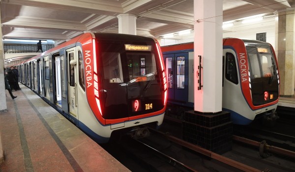 Два новых восьмивагонных поезда «Москва-2019» запустили на Сокольнической линии метро