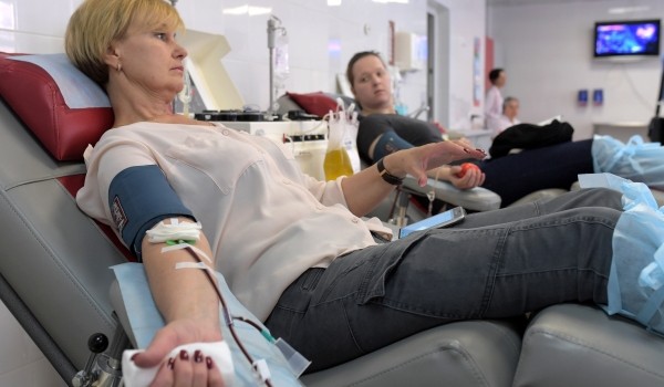 Москва ежедневно нуждается в 200 литрах донорской крови