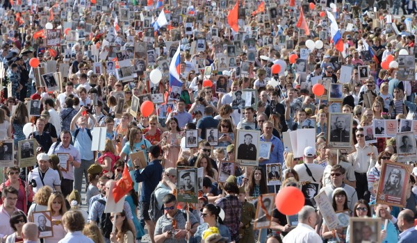 Около миллиона участников ожидается на акции «Бессмертный полк» в Москве