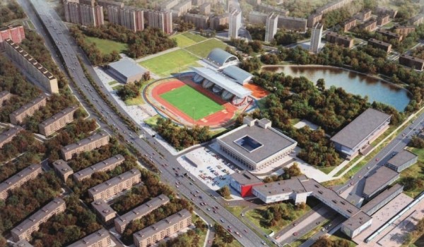 Футбольный стадион«Москвич» на юго-востоке Москвы реконструируют