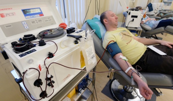 За 5 месяцев 2019 года в Москве заготовили более 63 тыс. литров донорской крови и компонентов