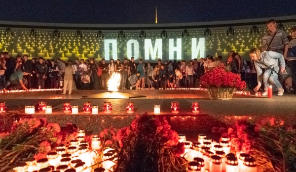 1418 свечей зажжется в полночь 22 июня перед Музеем Победы