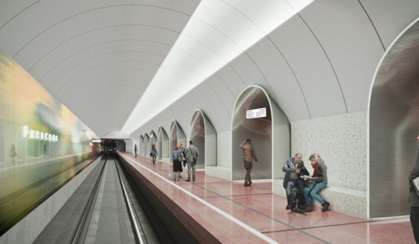 Строительство станции «Лефортово» БКЛ метро в основном завершено