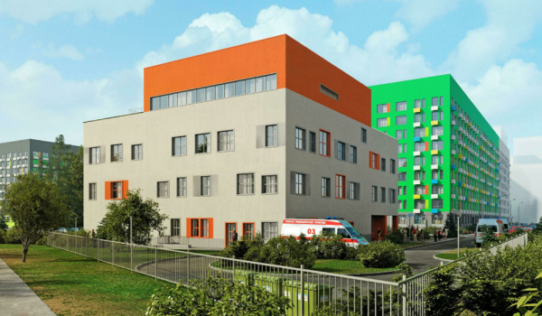 Детско-взрослую поликлинику в Щербинке достроят до конца года