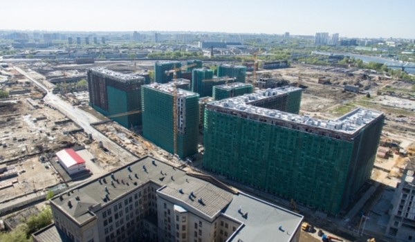 На юге Москвы введено в эксплуатацию свыше 800 тыс. кв. метров недвижимости