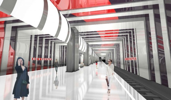 Вторая станция Коммунарской ветки будет выполнена в стиле супрематизма