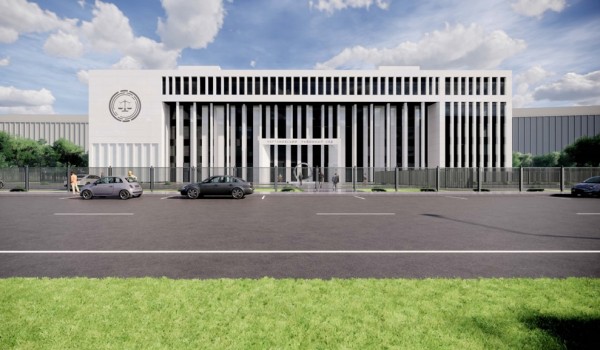 Новое здание Чертановского районного суда построят перед «лежачим небоскребом»