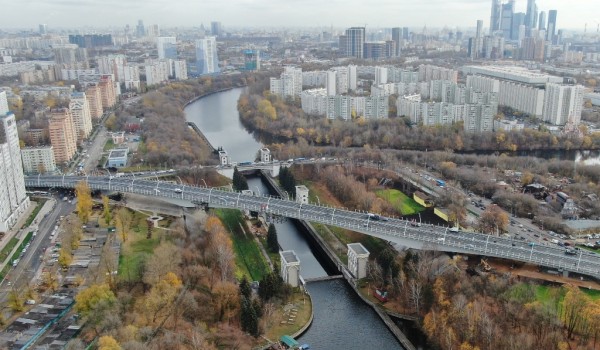 Собянин открыл уникальный мост в Мневниковской пойме