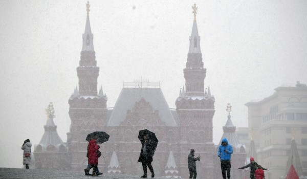 Облачная погода, снег и до 2 градусов тепла ожидается в столице 14 февраля