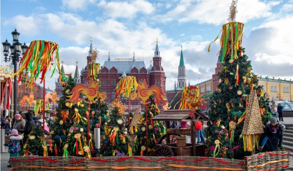 Фестиваль «Московская Масленица» на Манежной площади