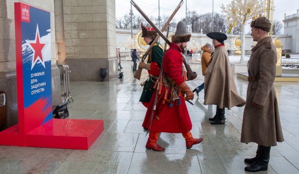 Развод исторического караула на ВДНХ