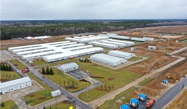 Девять корпусов инфекционного центра в «Новой» Москве построены собственными силами Группы компаний «Мосинжпроект»