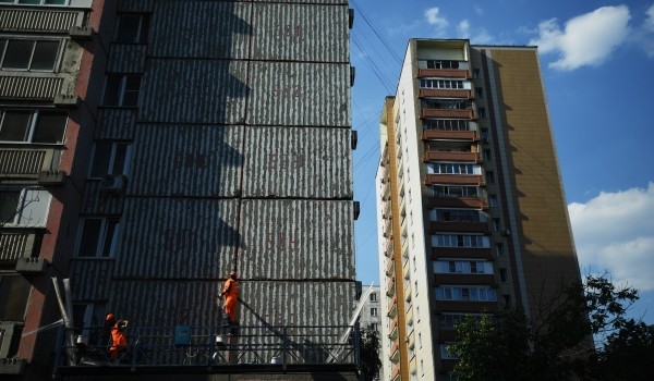Фасады 17-этажного панельного дома в Ново-Переделкино капитально отремонтируют