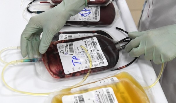 Порядка 100 литров крови сдали столичный росгвардейцы в рамках донорской акции