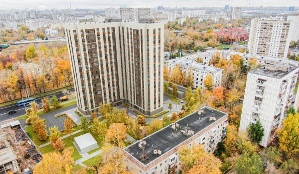 Началось строительство жилого дома по программе реновации в Люблино.