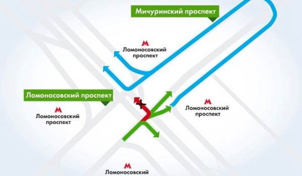 На аварийном перекрестке в ЮЗАО изменят схему движения