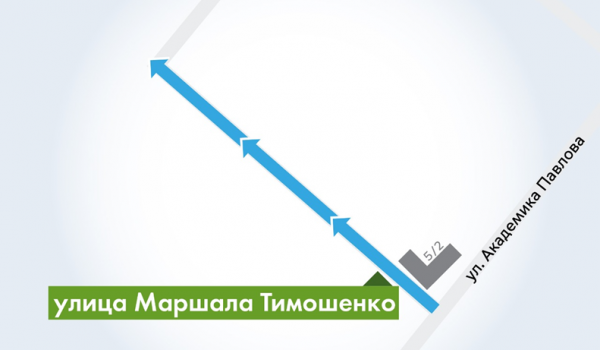 По просьбам жителей на улице Маршала Тимошенко ввели одностороннее движение